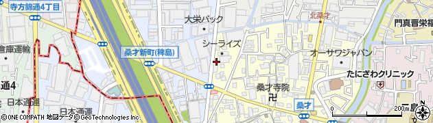 大阪府門真市三番周辺の地図