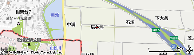 京都府木津川市相楽（辰ケ坪）周辺の地図
