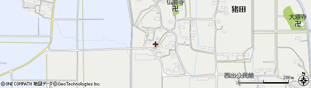 三重県伊賀市猪田2677周辺の地図