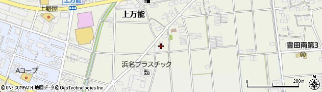 静岡県磐田市上万能108周辺の地図