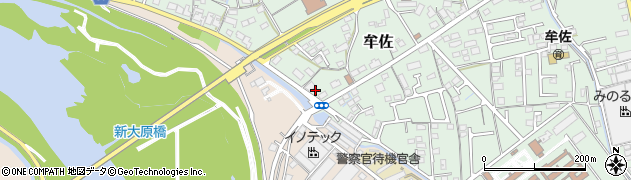 岡山県岡山市北区牟佐980周辺の地図