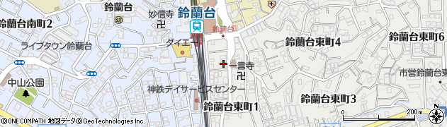 三鈴薬局周辺の地図