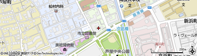 兵庫県芦屋市呉川町18周辺の地図