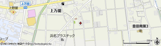 静岡県磐田市上万能97周辺の地図