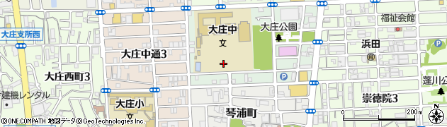 兵庫県尼崎市菜切山町周辺の地図
