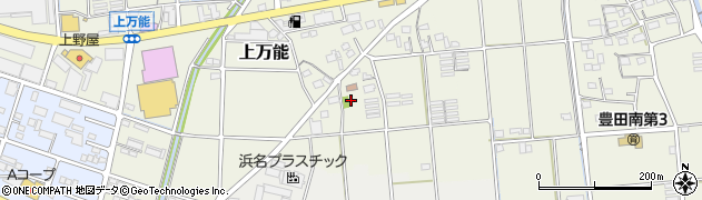 静岡県磐田市上万能103周辺の地図