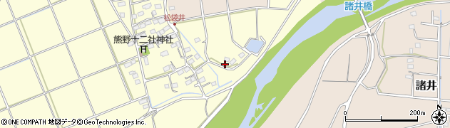 静岡県袋井市松袋井655周辺の地図
