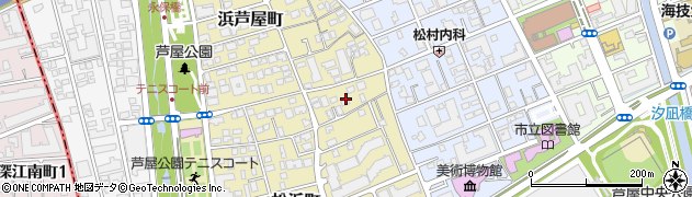 兵庫県芦屋市松浜町1周辺の地図