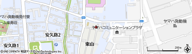 静岡県磐田市東山7周辺の地図
