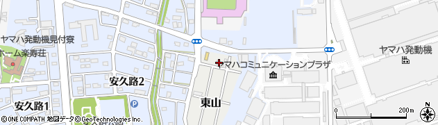 静岡県磐田市東山5周辺の地図