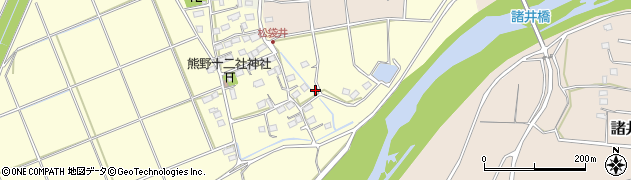 静岡県袋井市松袋井624周辺の地図
