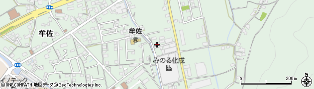 岡山県岡山市北区牟佐484周辺の地図