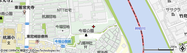 兵庫県尼崎市常光寺4丁目4周辺の地図