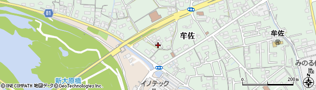 岡山県岡山市北区牟佐1504周辺の地図