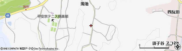 京都府木津川市加茂町高田（濁池）周辺の地図