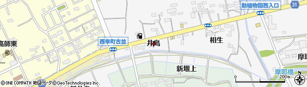 愛知県豊橋市藤並町（井島）周辺の地図