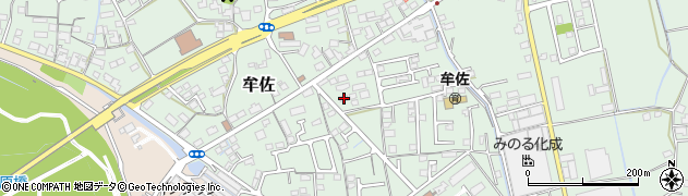 岡山県岡山市北区牟佐886周辺の地図