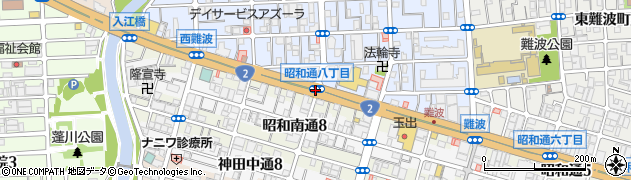 昭和通８周辺の地図