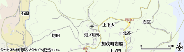京都府木津川市加茂町岩船（畑ノ垣外）周辺の地図