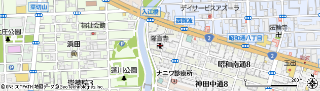 隆宣寺周辺の地図