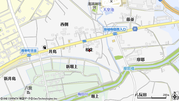 〒441-8114 愛知県豊橋市藤並町の地図