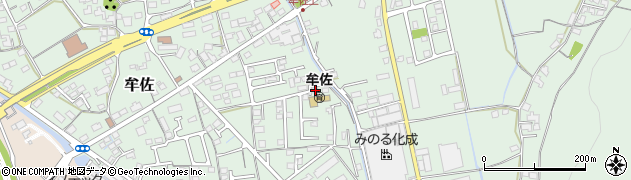 岡山県岡山市北区牟佐822周辺の地図