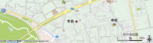 岡山県岡山市北区牟佐1001周辺の地図
