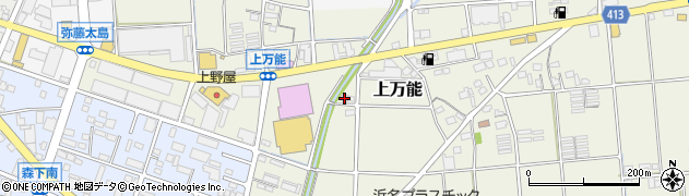 静岡県磐田市上万能211-4周辺の地図