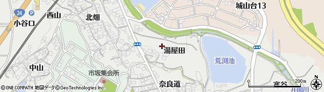 京都府木津川市市坂周辺の地図