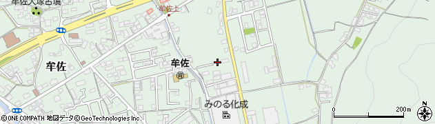 岡山県岡山市北区牟佐476周辺の地図