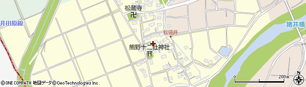 静岡県袋井市松袋井46周辺の地図