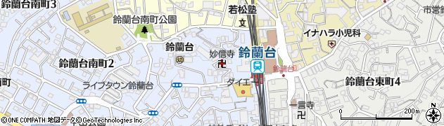 妙信寺周辺の地図