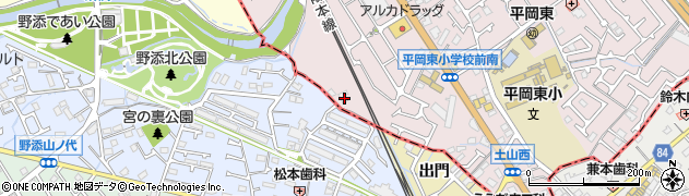 兵庫県加古川市平岡町土山1192周辺の地図