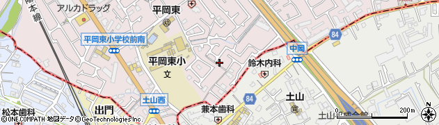 兵庫県加古川市平岡町土山121周辺の地図