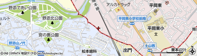 兵庫県加古川市平岡町土山1196周辺の地図