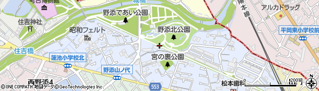 兵庫県播磨町（加古郡）上野添周辺の地図