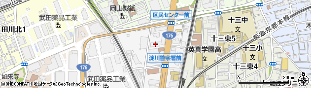 大阪ガスるるるコール監視センター周辺の地図