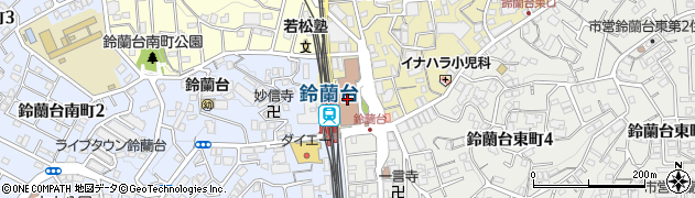 ホームドライ　鈴蘭台駅店周辺の地図