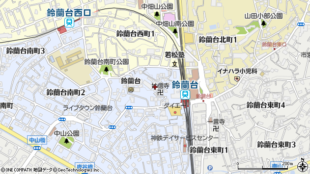 〒651-1113 兵庫県神戸市北区鈴蘭台南町の地図