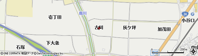 京都府木津川市市坂古川周辺の地図