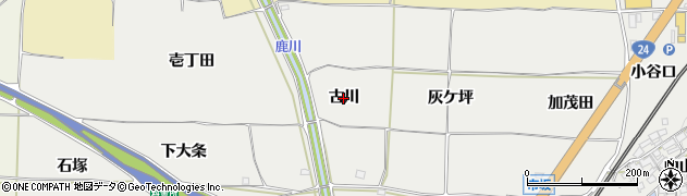 京都府木津川市市坂（古川）周辺の地図