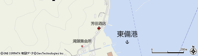 芳田酒店周辺の地図