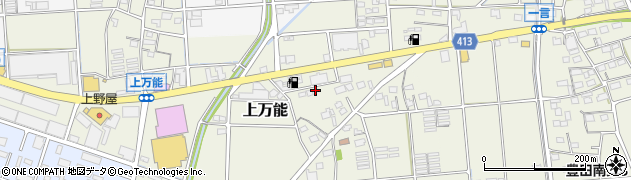 静岡県磐田市上万能139周辺の地図