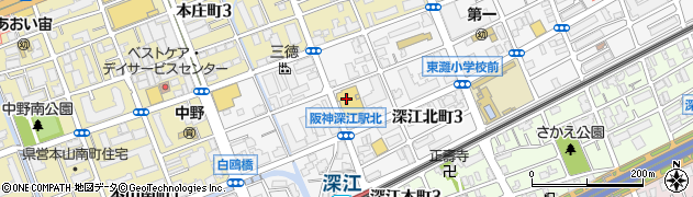 愛菜　深江店周辺の地図