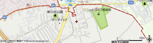 兵庫県明石市魚住町清水2363周辺の地図