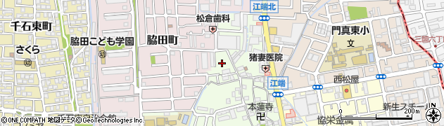 大阪府門真市江端町36周辺の地図
