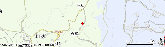 京都府木津川市加茂町岩船（石堂）周辺の地図