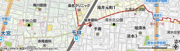 坂本眼科医院周辺の地図