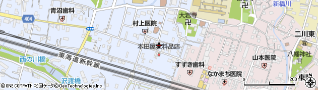 豊橋商工信用組合二川支店周辺の地図