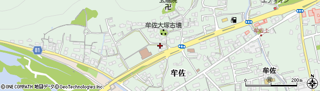 岡山県岡山市北区牟佐1483周辺の地図